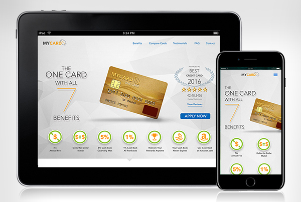 Capital One - My Card Microsite